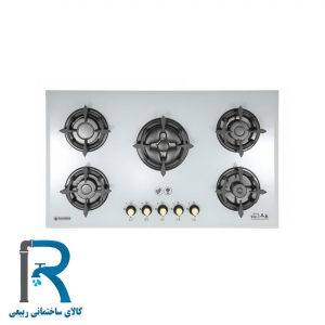 اجاق گاز درخشان مدل G645 شیشه ای سفید