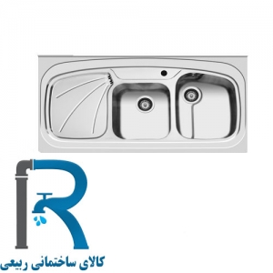 سینک ظرفشویی روکار کد 25 اخوان