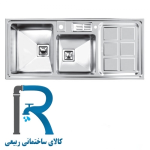 سینک ظرفشویی توکار کد 318 اخوان