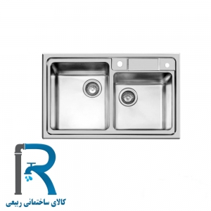 سینک ظرفشویی توکار کد 380S اخوان