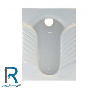 توالت زمینی چینی نام مدل تیتان خط دار